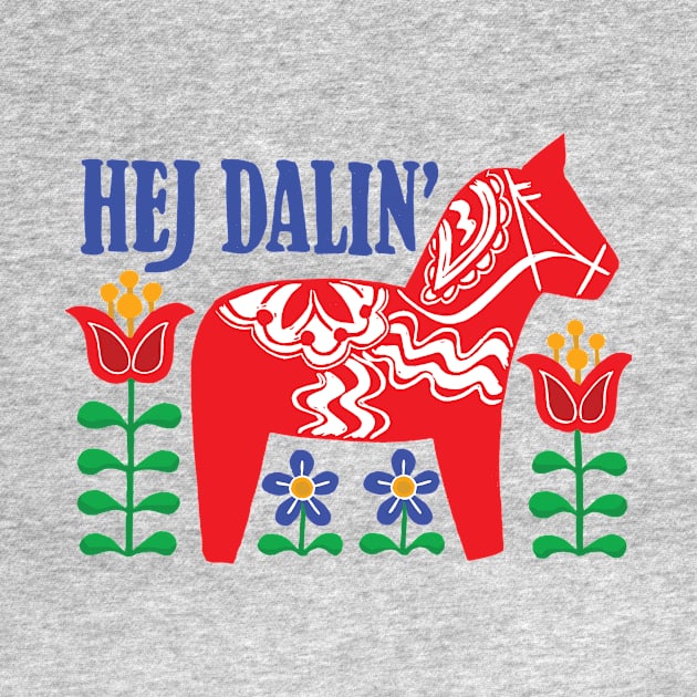 Swedish Dala Horse by Woah there Pickle